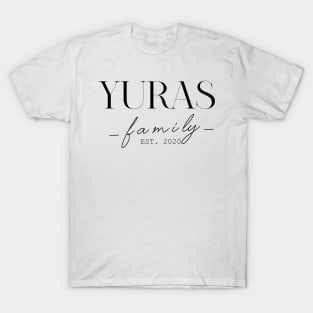 Yuras Family EST. 2020, Surname, Yuras T-Shirt